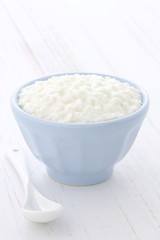 Delicious fresh and healthy cottage cheese