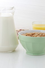 Delicious healthy breakfast