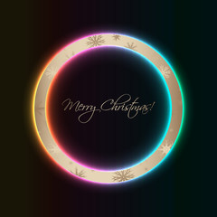 Christmas background with plasma design