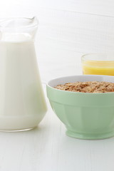 Delicious healthy breakfast