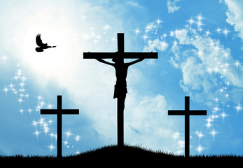 Cross of Jesus - obrazy, fototapety, plakaty