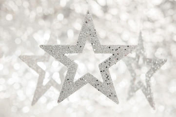 Weihnachtssterne silver