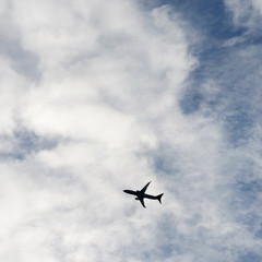 Fototapeta na wymiar Air plane in the sky