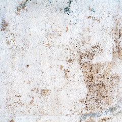 blue texture or background wall of shabby paint and plaster crac