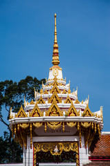 Thai temple cemetery