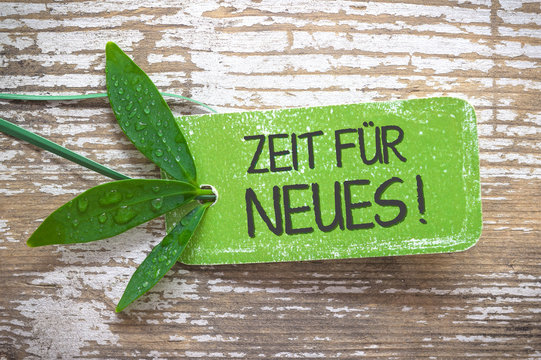 Zeit f&uuml;r Neues - Label