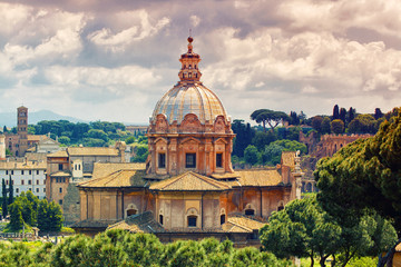 Fototapeta na wymiar Beutiful view of Rome