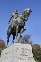 statue équestre de Léopold II roi des Belges