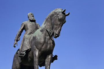 statue équestre de Léopold II roi des Belges