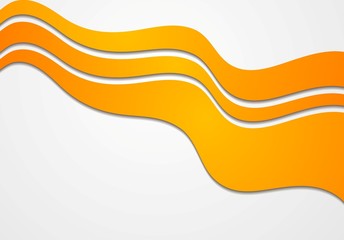 Vector bright wavy backdrop