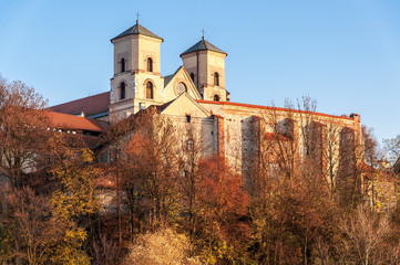 Fototapeta na wymiar Benedictine abbey in Tyniec, Krakow, Poland