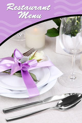 Table arrangement in restaurant