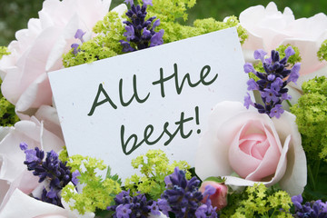 Naklejka premium all the best