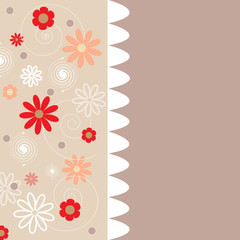 cute floral background