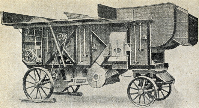 Threshing machine ca. 1930