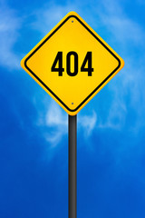 404 Road Sign