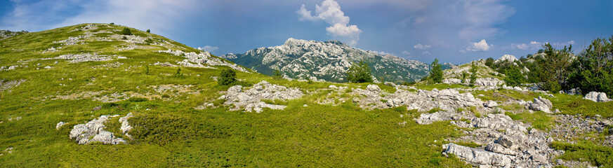 Fototapeta na wymiar Park Narodowy Gór Velebit panorama