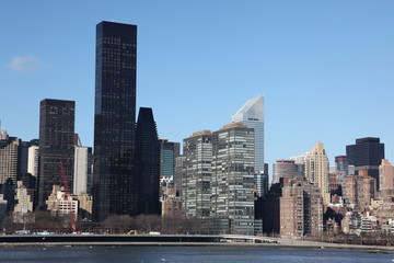 Fototapeta na wymiar Manhattan, view from Long Island