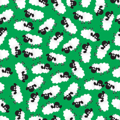 Obraz premium sheep pattern eps10