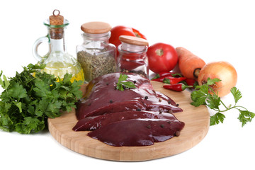 Raw liver