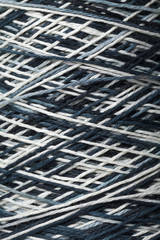 Black and white yarn