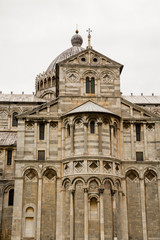 Fototapeta na wymiar Ancient Stone Church in Pisa