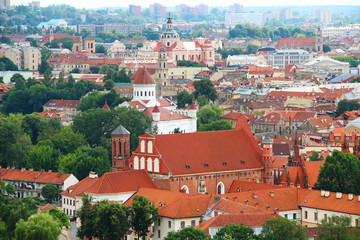 Fototapeta na wymiar Vilnius old town, Lithuania
