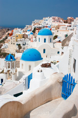 Fototapeta premium santorini skyline