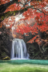 Obrazy na Szkle  Erawan Waterfall