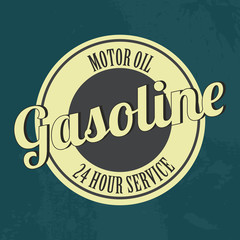 Gasoline label