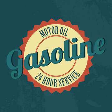 Gasoline label