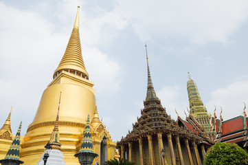 Fototapeta premium Wat pra kaew, Grand palace ,Bangkok,Thailand.