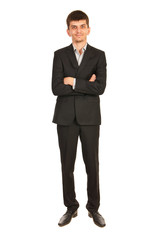 Full length of business man