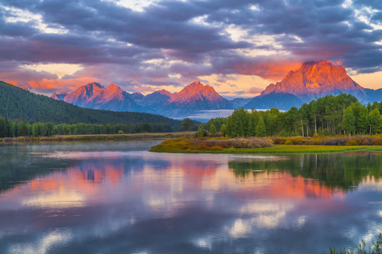  YEEIFFD Grand Teton National Park Sunset 5D Diamond