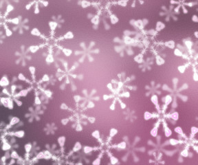 Snowy Purple Background