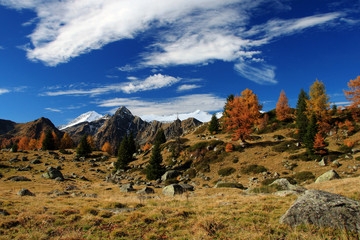 Fototapeta premium Carè Alto dal sentiero per i laghi di San Giuliano