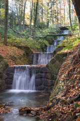 Seidiger Wasserfall