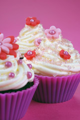 cupcake rosa