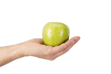 hand with fruit