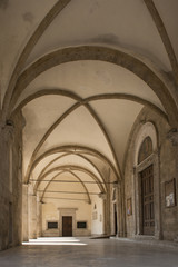 Minster entrance Loggia, Rieti