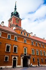 Fototapeta na wymiar Royal Castle in the old town of Warsaw, Poland