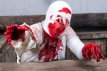 bloodied bandages zombie