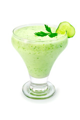 Yoghurt green with cucumber