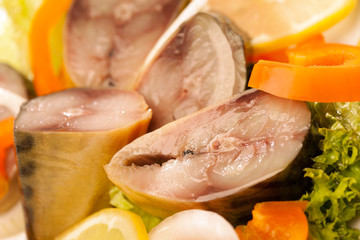 Kipper with vegetables