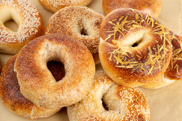 staked bagels