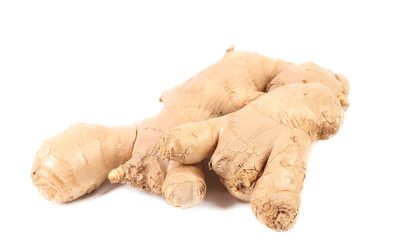 Close up of freshh ginger root.
