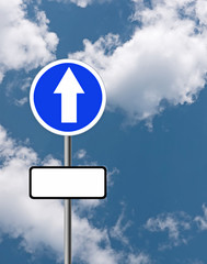 Postive message business background with copyspace