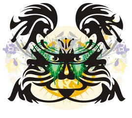 Awful spider and sun