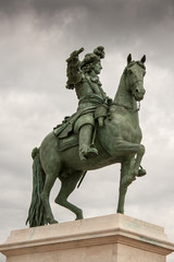 Fototapeta na wymiar Solider and Horse Statue