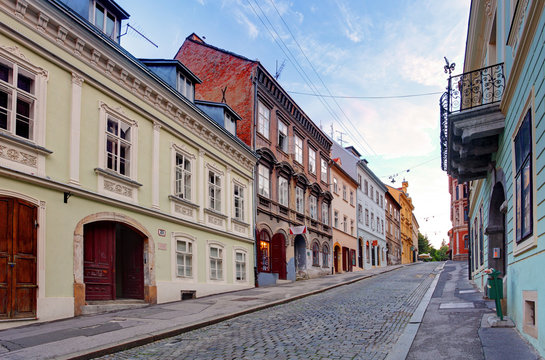 Fototapeta Street in Zagreb